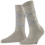 Burlington Marylebone Lurex Socks - Light Grey