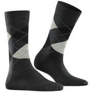 Burlington Marylebone Socks - Asphalt Mel Grey