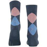 Burlington Marylebone Socks - Dark Blue Mel