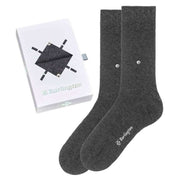 Burlington Plain Basic Gift Box Socks - Grey