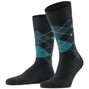 Burlington Preston Socks - Grey/Green