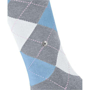 Burlington Queen Knee High Socks - Artic Grey/Blue