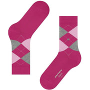 Burlington Queen Socks - Aubergine Red