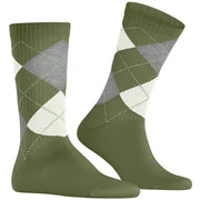Burlington Rib Court Socks - Salvia Green