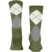 Burlington Rib Court Socks - Salvia Green