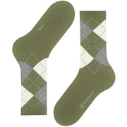 Burlington Rib Court Socks - Salvia Green