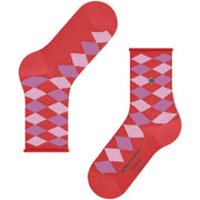 Burlington Sandy Short Socks - Tulip Red