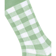 Burlington Vichy Socks - Quiet Green