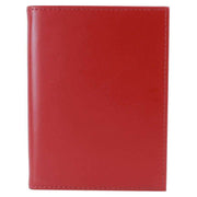 Byron and Brown Folding Nappa Leather 2 Fold 5 x 3.5 Travel Frame - Mulberry Red