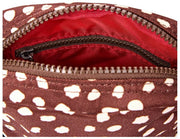 Roka Bond Recycled Canvas Crossbody Bag - Brown Spot