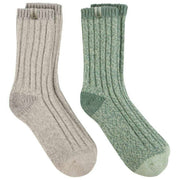 totes-toasties-2-pack-chunky-twist-wool-boot-socks---sage-greengrey-34518382