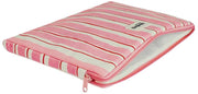 Hindbag Ava Medium 15inch Laptop Case - Red/Pink Stripes