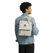 Cabaia Adventurer Iridescent Small Backpack - Honolulu White