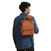 Cabaia Adventurer Vegan Nubuck Small Backpack - Tanta Orange