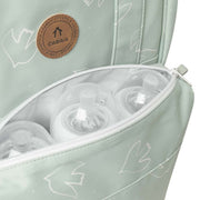 Cabaia Medium Baby Changing Bag - Aix En Provence Green