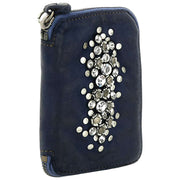Campomaggi Bella Di Notte Tosca Stud Purse - Blue