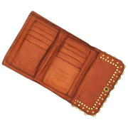 Campomaggi Felloniche Stud Coin Purse - Brick Orange