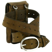 Campomaggi Siena Stud Phone Holder Bag - Military Green