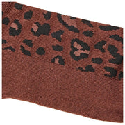 Roka Wembley Anke Socks  - Mini Leopard Organic Brown
