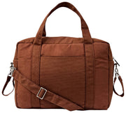 Roka Somerset Large Cotton Canvas Baby Bag - Lindt Brown