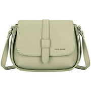 David Jones Half Flap Saddle Bag - Greyish Green