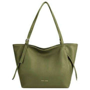 David Jones Medium Shopper Bag - Dark Sage Green