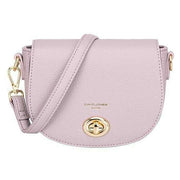 David Jones Small Full Flap Turnlock Across Body Bag - Lilac