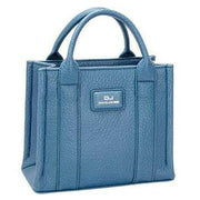 David Jones Small Square Grab Handbag - Blue Jean