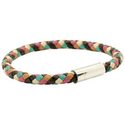 David Van Hagen Leather Bracelet - Multi-colour