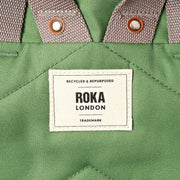 roka-finchley-a-small-recycled-canvas-backpack---artichoke-green-35910324