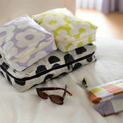 caroline-gardner-mono-spot-and-flowers-set-of-3-packing-cubes---blacklilacyellow-35904057