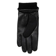 Dents Amesbury Touchscreen Flannel and Leather Gloves - Black