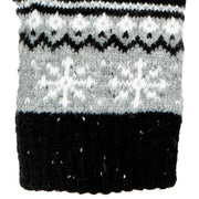 Dents Fair Isle Jacquard Design Knitted Gloves - Dove Grey