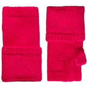 Dents Fingerless Knitted Wrist Warmers - Fuchsia Pink