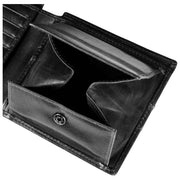 Dents Itchen Coin Bifold Wallet - Black