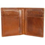 Dents Itchen Passcase Card Holder Wallet - Cognac Brown