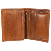 Dents Itchen Passcase Wallet - Cognac Brown