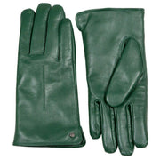 Dents Maria Touch Screen Leather Gloves - Forest Green