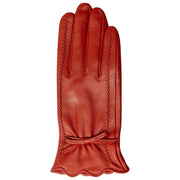 Dents Mosie Touchscreen Leather Gloves - Berry Red
