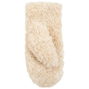 Dents Teddy Fleece Mittens - Natural Beige