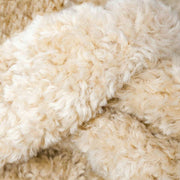 Dents Teddy Fleece Snood - Natural Beige