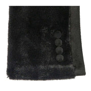 Dents Touchscreen Velour-Lined Faux Suede Gloves - Black