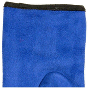 Dents Velour Lined Faux Suede Bow Gloves - Cobalt Blue/Black