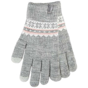 totes-toasties-fair-isle-stretch-knitted-smartouch-gloves---grey-34518431