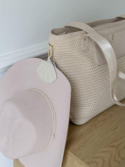 Stackers Shell Hat Holder Key Ring - Oatmeal Cream