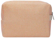 Hindbag Leon Woven Toiletry Bag - Coral Pink
