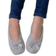 isotoner-terry-ballerina-slippers---grey-34523307