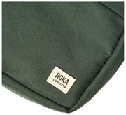 Roka Bond Small Recycled Canvas Crossbody Bag - Thunderstorm Green
