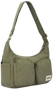 Hindbag Emile Multi Pocket Shoulder Bag - Olive Green