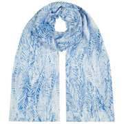 dents-feather-print-lightweight-scarf---blue-34330352